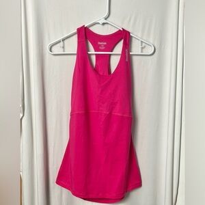 Reebok Women's Hot Pink Racerback Bra Tank Top Size Large